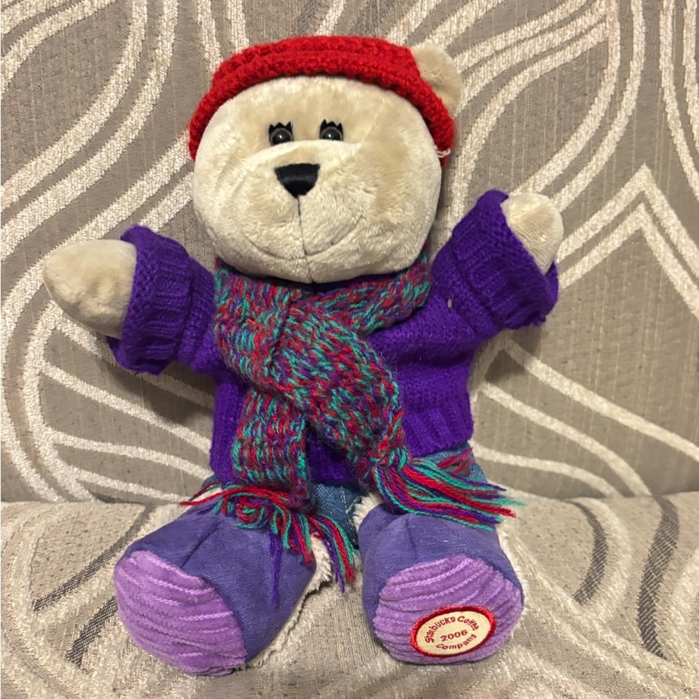 2006 Starbucks Bearista Bear Plushie
